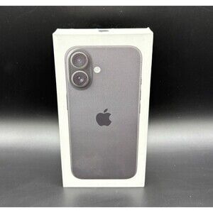 Apple iPhone 16 / Black / Box Only / With Inserts